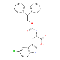 Fmoc-5-氯-L-色氨酸结构式