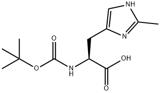 2-Boc-amino-3-(2-methyl-1H-imidazol-4-yl)-propionic acid Structure