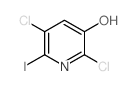 2,5-二氯-6-碘吡啶-3-醇结构式