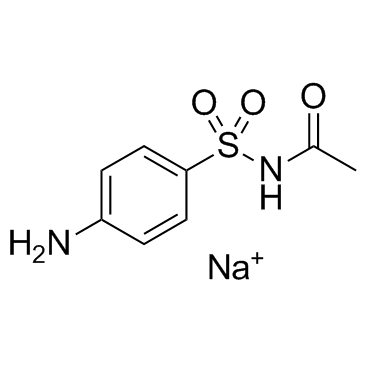 磺胺乙酰钠结构式