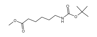 Methyl 6-(Boc-amino)hexanoate结构式