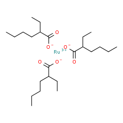 Ruthenium 2-ethylhexanoate结构式