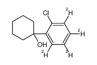 2-Hydroxy-2-(o-chlorophenyl-d4)cyclohexanol Structure