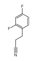 2,4-二氟苯丙腈结构式