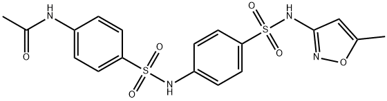 N-(4-((4-((5-methyl-3-isoxazolyl) amino) sulfonyl) phenyl) sulfonyl) phenyl) acetamide Structure