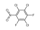 1,2,4-trichloro-3,5-difluoronitrobenzene Structure