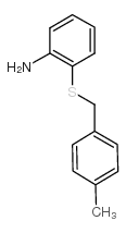 2-[(4-methylphenyl)methylsulfanyl]aniline Structure