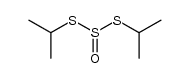 dithiosulfurous acid S,S'-diisopropyl ester Structure