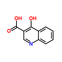 4-氧代-1,4-二氢喹啉-3-羧酸结构式