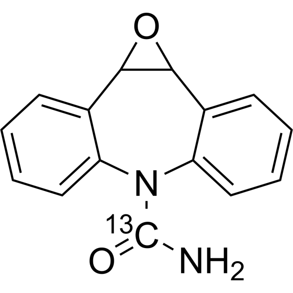 Carbamazepine 10,11-epoxide-13C-1结构式