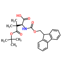 Fmoc-L-β,β-dimethyl-Asp(O-t-Bu)-OH structure