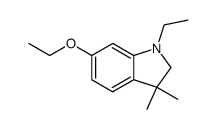 1H-Indole,6-ethoxy-1-ethyl-2,3-dihydro-3,3-dimethyl-(9CI) picture