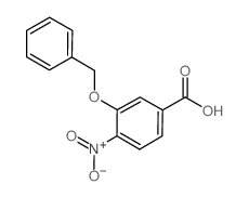 3-(Benzyloxy)-4-nitrobenzenecarboxylic acid结构式