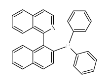 (r)-(+)-1-(2-diphenylphosphino-1-naphthyl)isoquinoline Structure