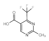 2-Methyl-4-trifluoromethyl-pyrimidine-5-carboxylic acid Structure