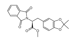 Phth-DOPA(acetonide)-OMe Structure