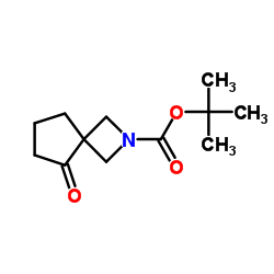 5-氧代-2-氮杂螺[3.4]辛烷-2-羧酸叔丁酯结构式