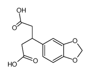 acide 3-(3,4-methylenedioxyphenyl)glutarique结构式