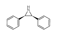 Aziridine,2,3-diphenyl-, (2R,3S)-rel- Structure