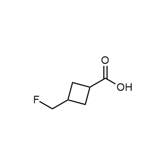 3-(氟甲基)环丁烷甲酸结构式