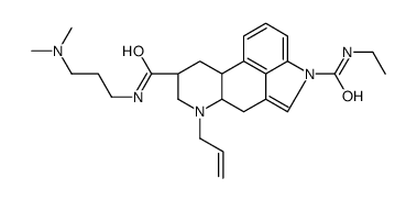 N8-去乙基氨甲酰-N1-乙基氨甲酰卡麦角林结构式