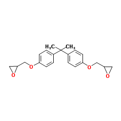 bisphenol A diglycidyl ether structure