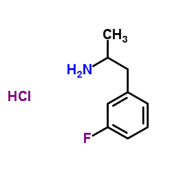3-Fluoroamphetamine (hydrochloride) Structure