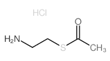 硫代乙酸S-(2-氨基-乙基)酯盐酸盐结构式