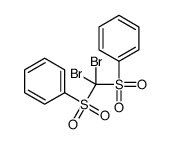 [benzenesulfonyl(dibromo)methyl]sulfonylbenzene结构式