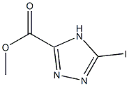 5-碘-1H-1,2,4-噻唑-3-羧酸甲酯结构式