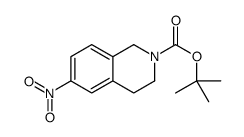6-硝基-3,4-二氢异喹啉-2(1H)-甲酸叔丁酯结构式