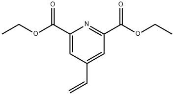 4-乙烯基-1-吡啶-2,6-羧酸乙酯结构式