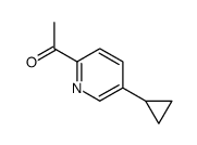 Ethanone, 1-(5-cyclopropyl-2-pyridinyl)- (9CI) Structure