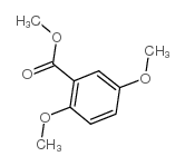 2,5-二甲氧基苯甲酸甲酯结构式