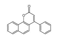 4-phenylbenzo[h]chromen-2-one结构式