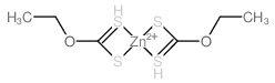 Zinc, bis (hydrogen dithiocarbonato)-, O,O-diethyl ester structure