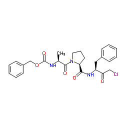 Z-Ala-Pro-Phe-chloromethylketone Structure