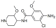 4-AMINO-5-CHLORO-2-METHOXY-N-(3-METHOXYPIPERIDIN-4-YL)BENZAMIDE Structure