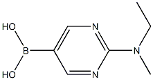 2-(Methylethylamino)pyrimidine-5-boronic acid Structure