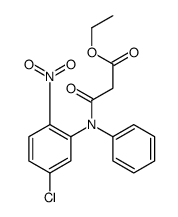 乙酰基-5-氯-2-硝基二苯胺-N-乙酯结构式