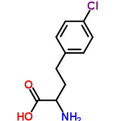 2-Amino-4-(4-chlorophenyl)butanoic acid Structure
