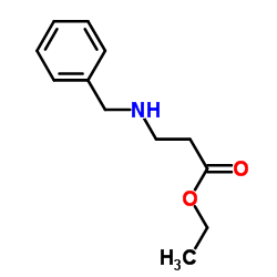 3-(苄基氨基)丙酸乙酯结构式