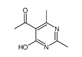 5-乙酰基-2,6-二甲基嘧啶-4(3H)-酮结构式
