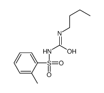 1-butyl-3-(2-methylphenyl)sulfonylurea结构式