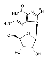GUANOSINE-8-3H HYDROCHLORIDE结构式