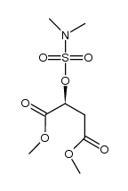 dimethyl (S)-2-(N,N-dimethylsulfamyloxy)butane-1,4-dioate Structure