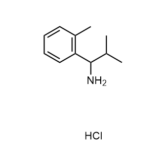 2-甲基-1-(邻甲苯基)丙-1-胺盐酸盐结构式