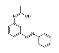 N-(3-phenyldiazenylphenyl)acetamide Structure