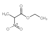 Propanoicacid, 2-nitro-, ethyl ester Structure