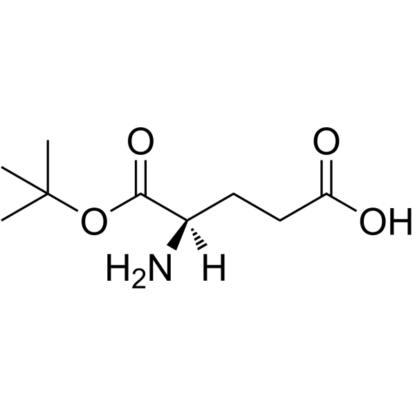 D-谷氨酸叔丁酯结构式
